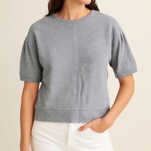J. Crew Gray Short Sleeve Sweater Size S